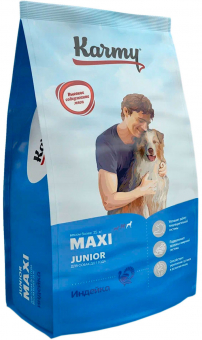 Корм Karmy Junior Maxi для щенков крупных пород с индекой