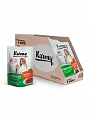 Паучи Karmy Sterilised Cat для стерилизованных кошек и кастрированных котов с телятиной в желе Паучи Karmy Sterilised Cat для стерилизованных кошек и кастрированных котов с телятиной в желе