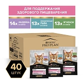 Влажный корм PRO PLAN® Delicate Digestion для кошек для чувствительного пищеварения с индейкой, ягненком, рыбой Влажный корм PRO PLAN® Delicate Digestion для кошек для чувствительного пищеварения с индейкой, ягненком, рыбой