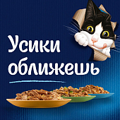 Паучи Felix Sensations для кошек с лососем в желе со вкусом трески Паучи Felix Sensations для кошек с лососем в желе со вкусом трески