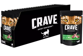Паучи Crave для взрослых кошек с ягнёнком
