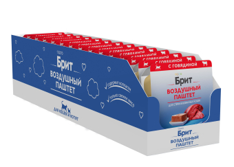 Ламистеры Brit Premium Sterilised Воздушный паштет для стерилизованных кошек с говядиной