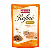 Паучи Animonda Rafiné Soupé Adult для кошек. Коктейль из курицы, утки и пасты Паучи Animonda Rafiné Soupé Adult для кошек. Коктейль из курицы, утки и пасты