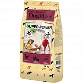 Сухой Корм Dog&Dog Expert Premium Super-Power для взрослых активных собак с курицей