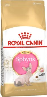 Royal Canin Sphynx Kitten корм сухой сбалансированный для котят породы Сфинкс до 12 месяцев