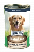 Консервы Happy Dog Natur Line для собак с телятиной и овощами 410г