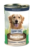 Консервы Happy Dog Natur Line для собак с телятиной и овощами 