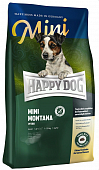 Сухой Корм Happy Dog Mini Montana Монтана для взрослых собак мелких пород с кониной