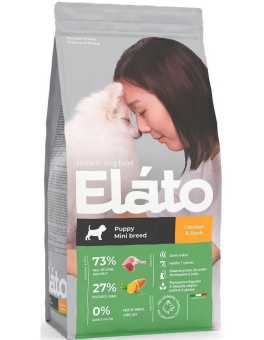 Корм Elato Holistic Puppy Mini Chicken & Duck для щенков мелких пород с курицей