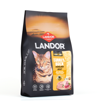 Корм Landor Sterilised Adult Cat для кошек для стерилизованных котов и кошек с индейкой и уткой