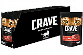 Паучи Crave для взрослых кошек с говядиной