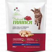 Сухой Корм Natural Trainer Cat Adult Fresh Chicken для взрослых кошек со свежим мясом курицы