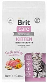 Сухой Корм Brit Care Cat Kitten Healthy Growth для котят и беременных кошек и кормящих матерей с индейкой для здорового роста Сухой Корм Brit Care Cat Kitten Healthy Growth для котят и беременных кошек и кормящих матерей с индейкой для здорового роста