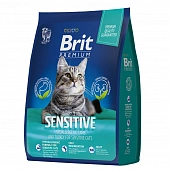 Сухой Корм Brit Premium Cat Sensitive для кошек с чувствительным пищеварением с ягнёнком и индейкой