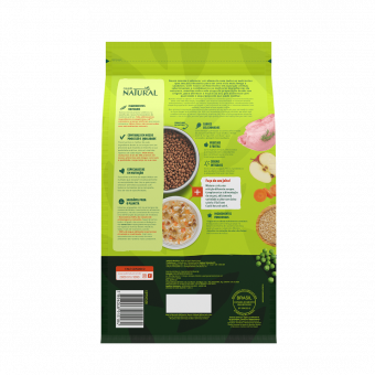 Корм Guabi Natural Dog Adult для взрослых собак мелких пород с цыплёнком и коричневым рисом