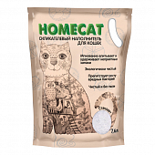Наполнитель Homecat силикагелевый для кошачьих туалетов без запаха