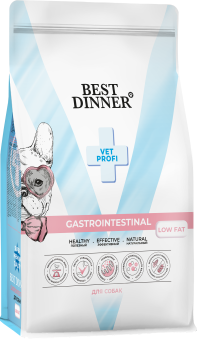 Корм Best Dinner Vet Profi Gastrointestinal Low Fat при нарушениях пищеварения у взрослых собак всех пород