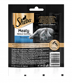 Лакомство Sheba Meaty для кошек мясные палочки с лососем