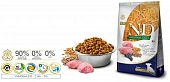 Сухой Корм Farmina N&D Puppy Mini Low Grain Lamb&Blueberry для щенков мелких пород ягненок и черника Сухой Корм Farmina N&D Puppy Mini Low Grain Lamb&Blueberry для щенков мелких пород ягненок и черника