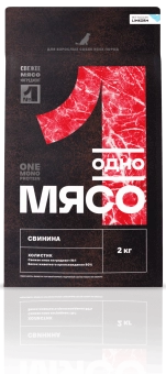 Корм Одно Мясо для взрослых собак всех пород со свининой