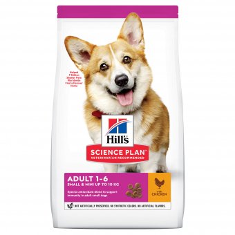 Корм Hill's Science Adult Dog Small&Mini Breed Chicken для взрослых собак маленьких и миниатюрных пород с курицей
