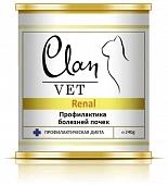 Корм Clan Vet Renal для кошек с профилактикой болезней почек