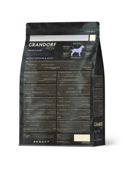 Сухой корм Grandorf Fresh Adult Medium & Maxi Lamb & Sweet Potato, для собак средних и крупных пород, ягненок и батат