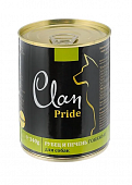 Банки Clan Pride для собак с рубцом и печенью говяжьей