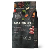 Сухой корм Grandorf Fresh Cat Lamb для взрослых кошек, свежее мясо ягненка с бататом