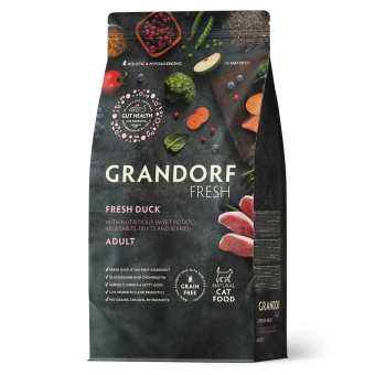 Корм Grandorf Fresh Cat Lamb свежее мясо ягненка с бататом для взрослых кошек
