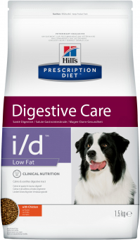 Корм Hill's Prescription Diet I/D Low Fat для собак. Поддержание здоровья ЖКТ низкокалорийный