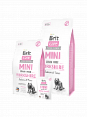 Сухой Корм Brit Care Adult Yorkshire Mini Grain Free беззерновой для собак породы йоркширский терьер 
