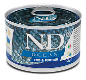 Консервы Farmina N&D Dog Ocean Cod&Pumpkin для собак с треской с тыквой Консервы Farmina N&D Dog Ocean Cod&Pumpkin для собак с треской с тыквой