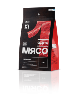 Корм Одно Мясо для взрослых собак всех пород с говядиной