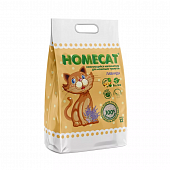 Наполнитель Homecat Ecoline силикагелевый для кошачьих туалетов с ароматом лаванды