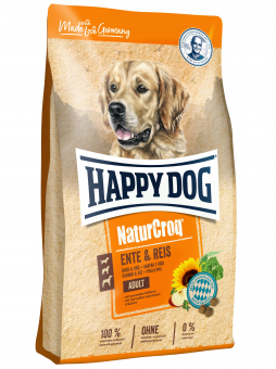 Корм Happy Dog NaturCroq Adult Duck and Rice для взрослых собак здоровье кожи и шерсти с уткой и рисом