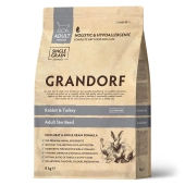 Сухой Корм Grandorf Adult Cat Rabbit&Turkey Sterilised для стерилизованных кошек с...