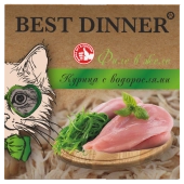 Ламистеры Best Dinner Holistic для стерилизованных кошек мясные волокна в желе с...