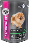 Eukanuba Adult All Breed влажный рацион с говядиной в соусе для взрослых собак