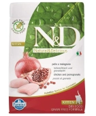 Корм Farmina N&D Kitten Grain Free Chicken&Pomegranate беззерновой для котят курица и...