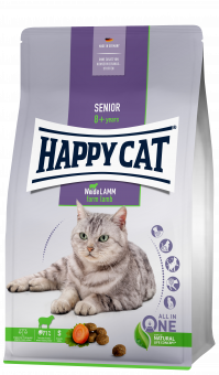 Корм Happy Cat Weid Lamb Senior для пожилых кошек старше 8 лет с пастбищным ягнёнком