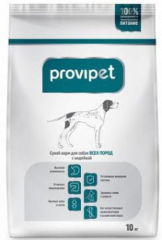 Корм Provipet для взрослых собак всех пород с индейкой