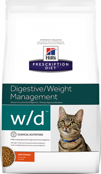 Корм Hill's Prescription Diet W/D для кошек. Контроль веса