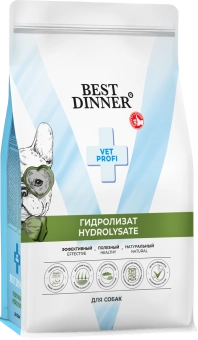 Сухой корм Best Dinner Vet Profi Hydrolisate для собак гидролизат при пищевой аллергии и непереносимости