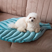 Лежанка Mr.Kranch для собак "Листочек" большая, размер 120х73х6см, мятная