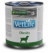 Консервы Farmina Vet Life Natural Diet Dog Obesiti для собак паштет при ожирении