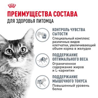 Паучи Royal Canin Light Weight Care для взрослых кошек для контроля набора веса мелкие кусочки в желе