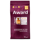 Сухой Корм Award Urinary для кошек для профилактики мочекаменной болезни с курицей с клюквой, цикорием и рыбьим жиром