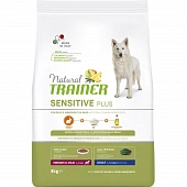 Сухой Корм Natural Trainer Sensitive Plus Adult Medium&Maxi Rabbit для взрослых собак средних и крупных пород с кроликом