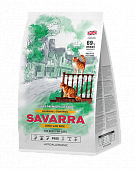 Сухой корм Savarra Adult Cat Hairball для взрослых кошек с уткой, выведение шерсти из желудка